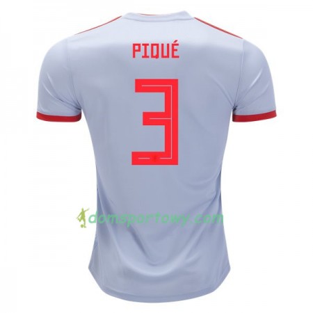 Koszulka Hiszpania Pique 3 Wyjazdowe Koszulki Piłkarskie Mistrzostwa Świata 2018